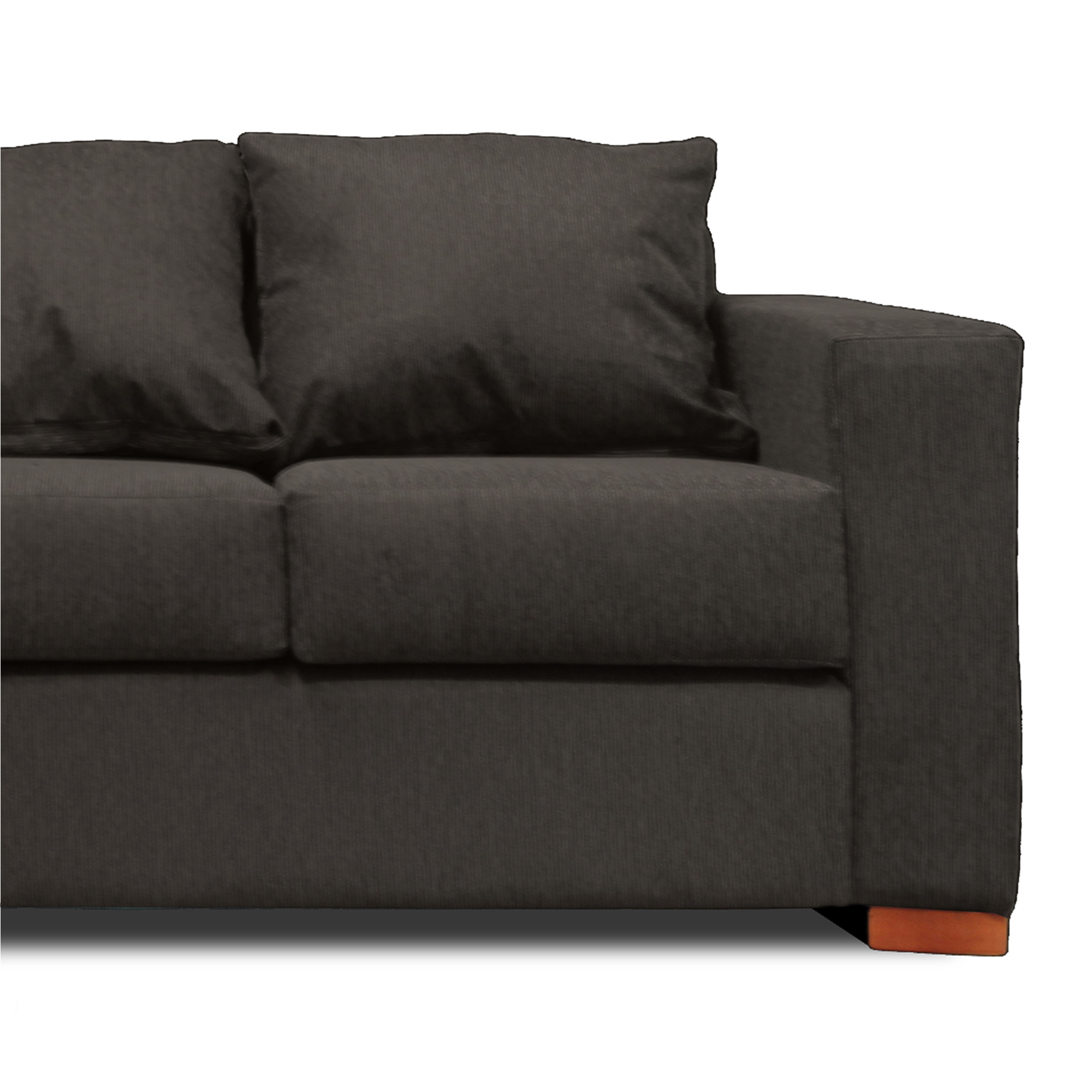 SOFA 3 CUERPOS GRIS DKORA MODELO CEDRIC - 4