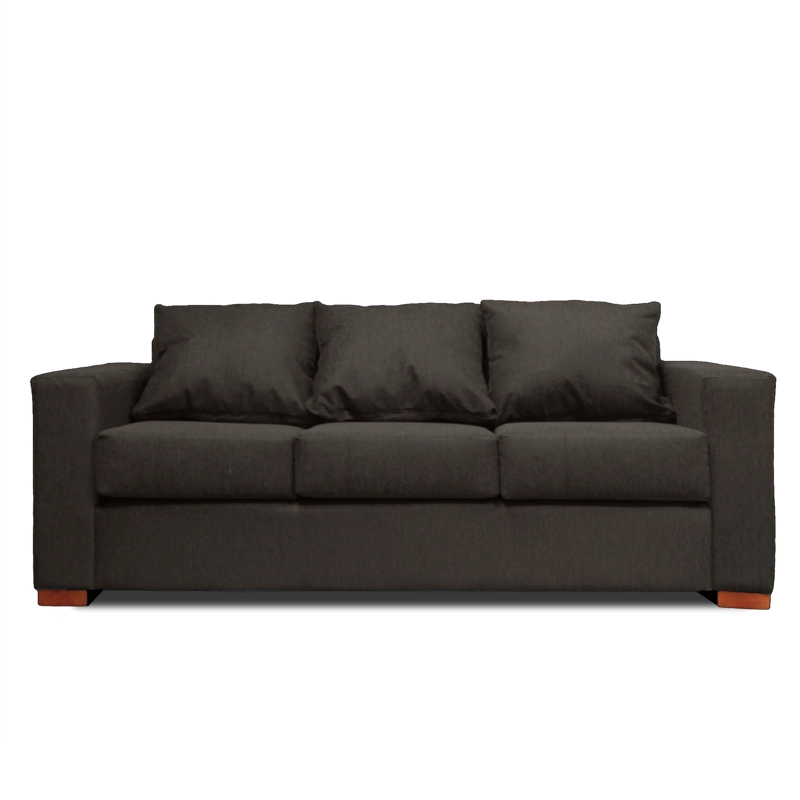 SOFA 3 CUERPOS GRIS DKORA MODELO CEDRIC - 5