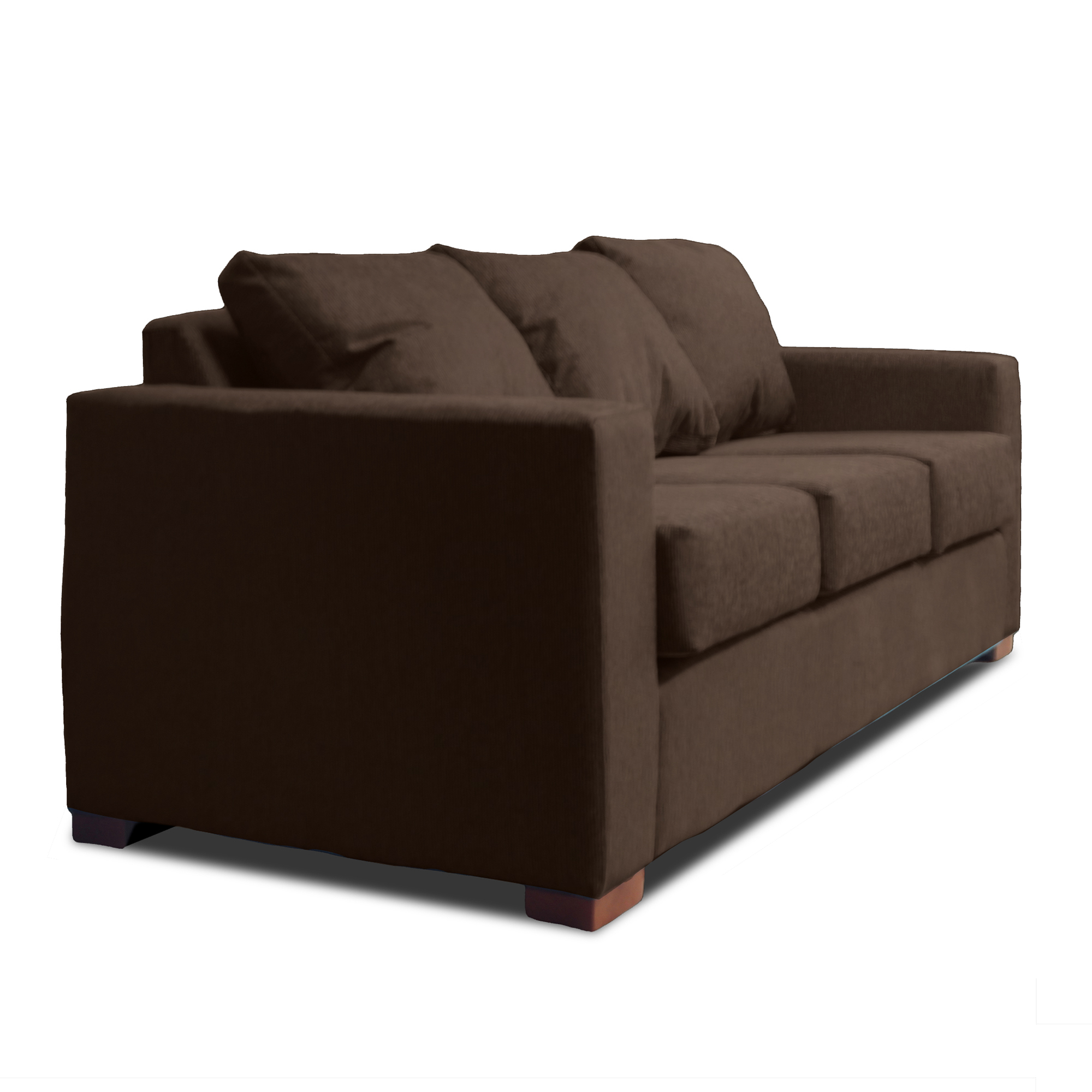 SOFA 3 CUERPOS CAFE DKORA MODELO CEDRIC - 2