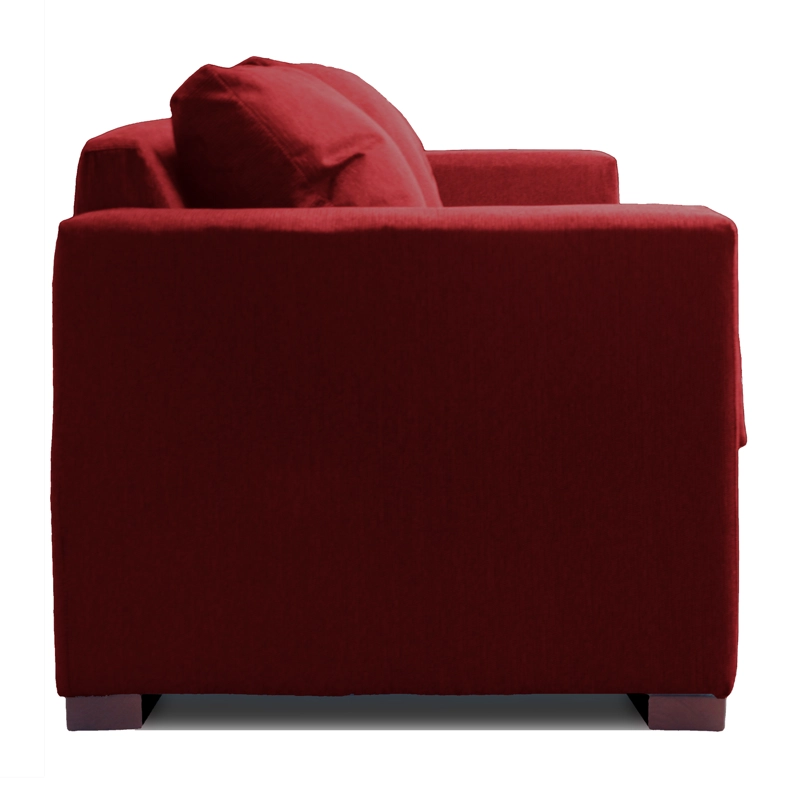 SOFA 2 CUERPOS ROJO DKORA MODELO CEDRIC - 3