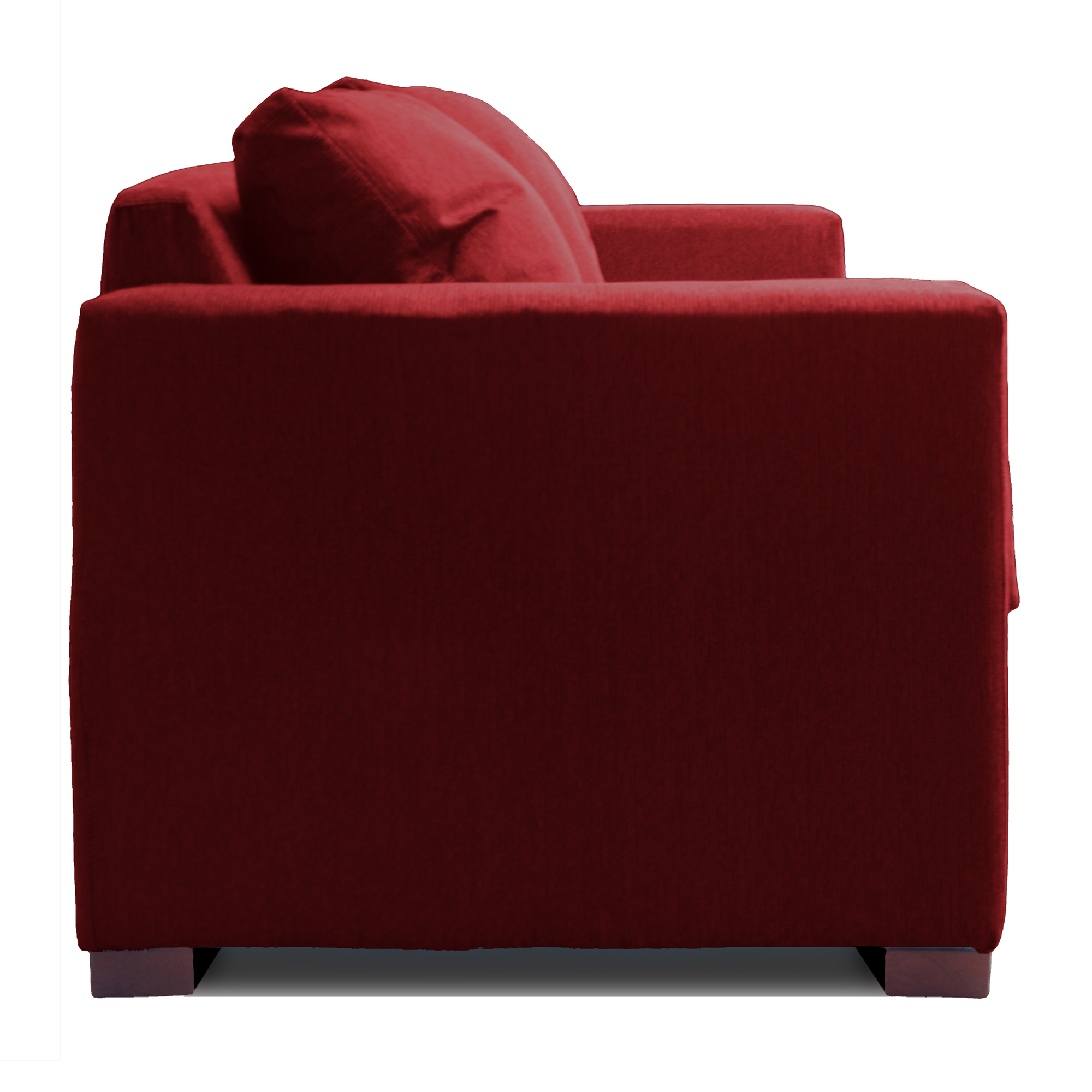 SOFA 2 CUERPOS ROJO DKORA MODELO CEDRIC - 3