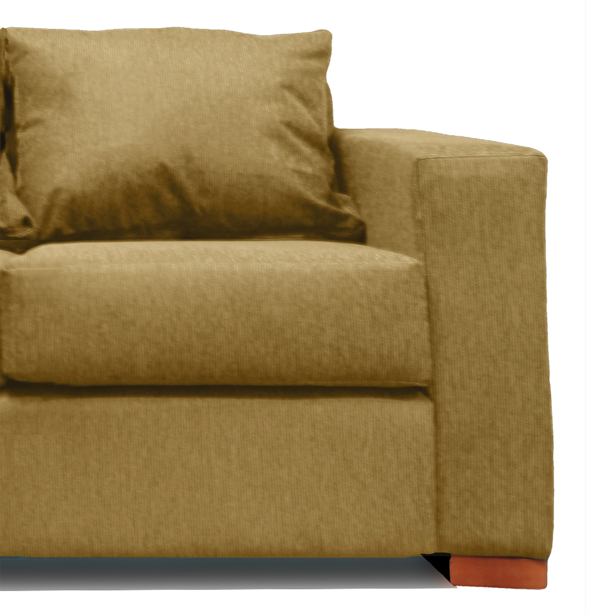 SOFA 2 CUERPOS BEIGE DKORA MODELO CEDRIC - 4