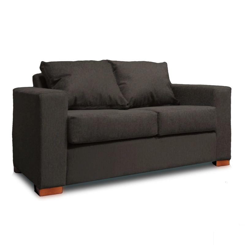 SOFA 2 CUERPOS GRIS DKORA MODELO CEDRIC - 1