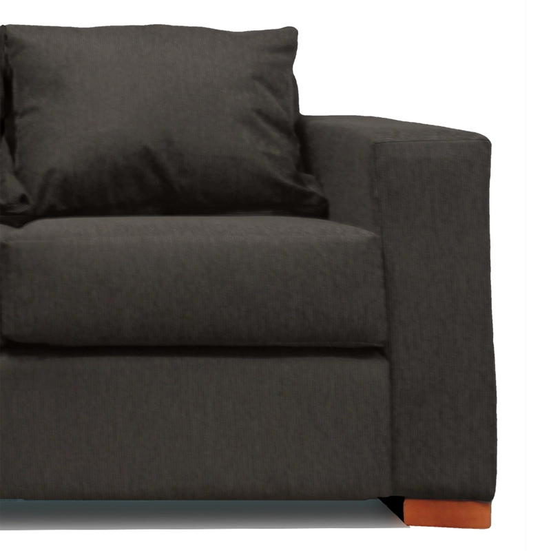 SOFA 2 CUERPOS GRIS DKORA MODELO CEDRIC - 4
