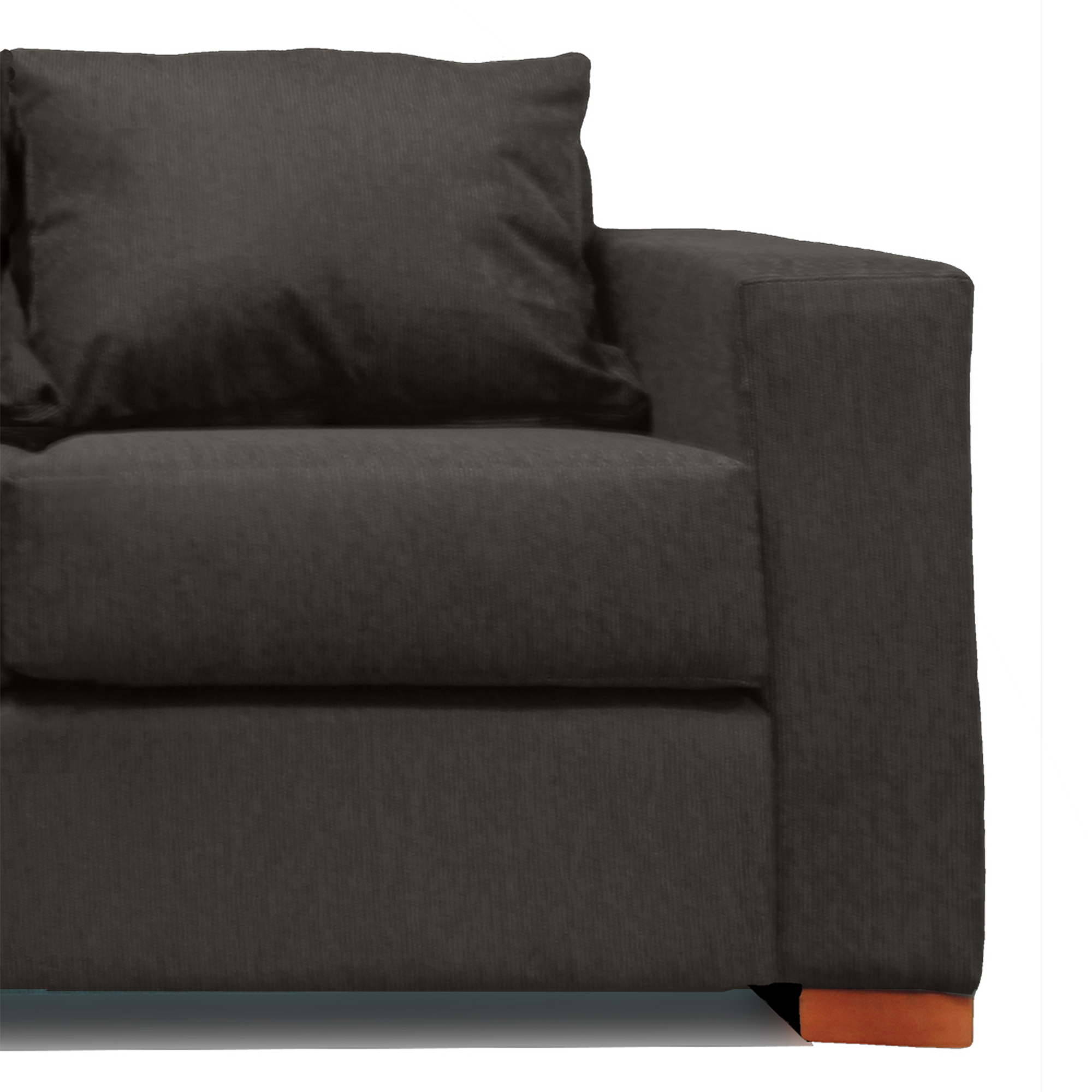 SOFA 2 CUERPOS GRIS DKORA MODELO CEDRIC - 4