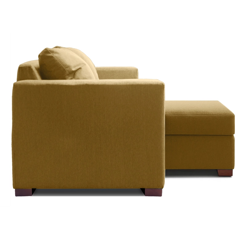 SOFA SECCIONAL DERECHO 2 CUERPOS BEIGE DKORA MODELO LENA - 3
