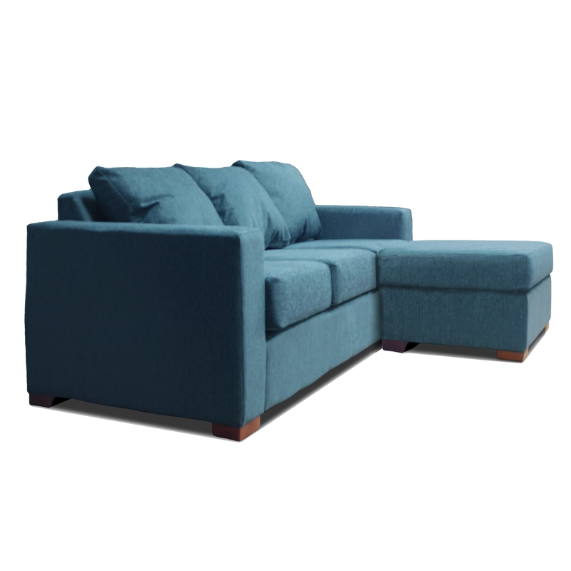 SOFA SECCIONAL DERECHO 3 CUERPOS CALIPSO DKORA MODELO LENA - 2