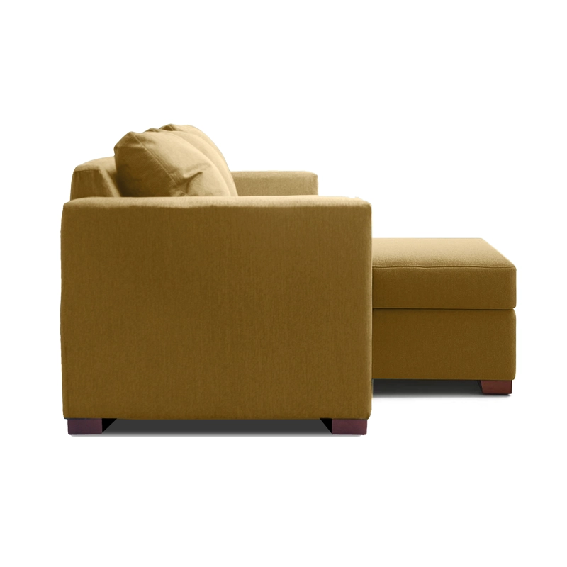 SOFA SECCIONAL DERECHO 3 CUERPOS BEIGE DKORA MODELO LENA - 3