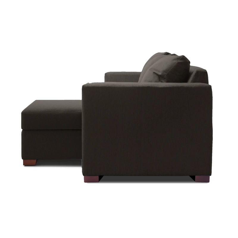 SOFA SECCIONAL IZQUIERDO 3 CUERPOS GRIS DKORA MODELO LENA - 3