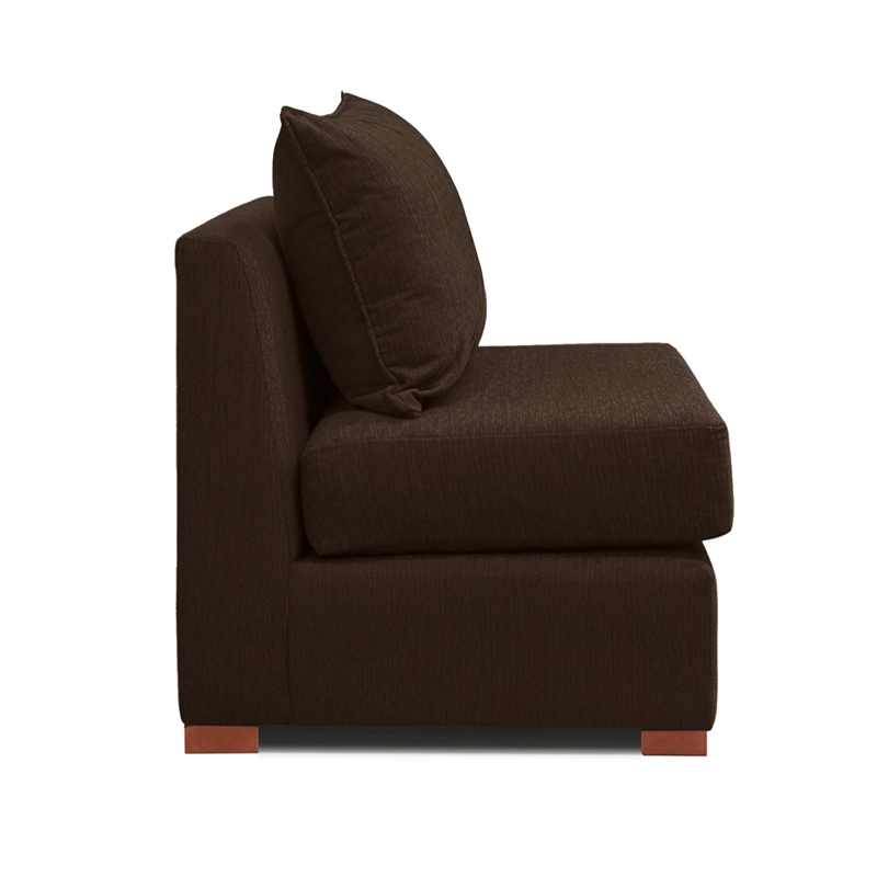 SOFA 1 CUERPO CAFE DKORA MODELO EVANS - 3
