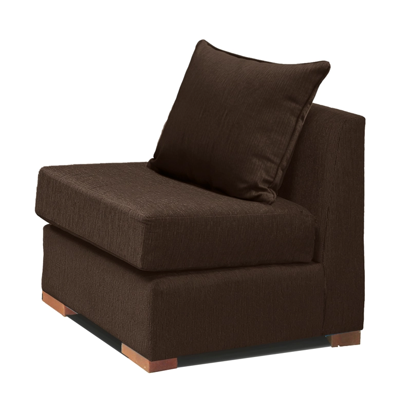 SOFA 1 CUERPO CAFE DKORA MODELO EVANS - 4