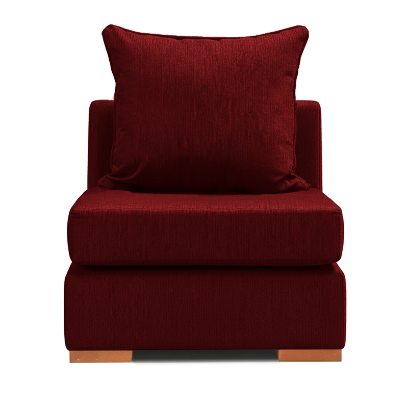 SOFA 1 CUERPO ROJO DKORA MODELO EVANS - 2