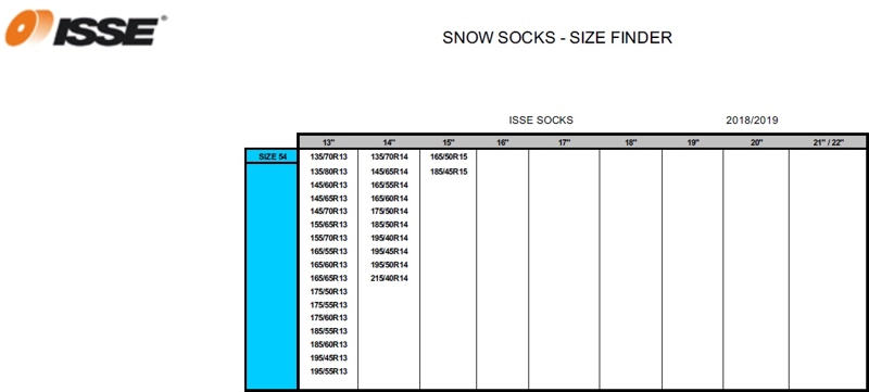 CADENAS PARA LA NIEVE TEXTILES ISSE C50054 - 5