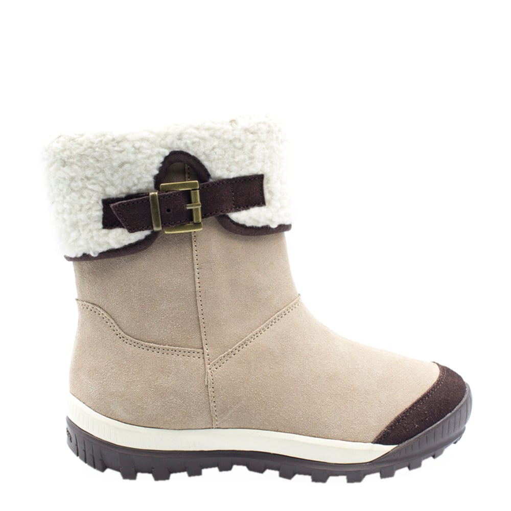 BOTÍN CUERO BEIGE NEW WALK PELUDO CASUAL - 2