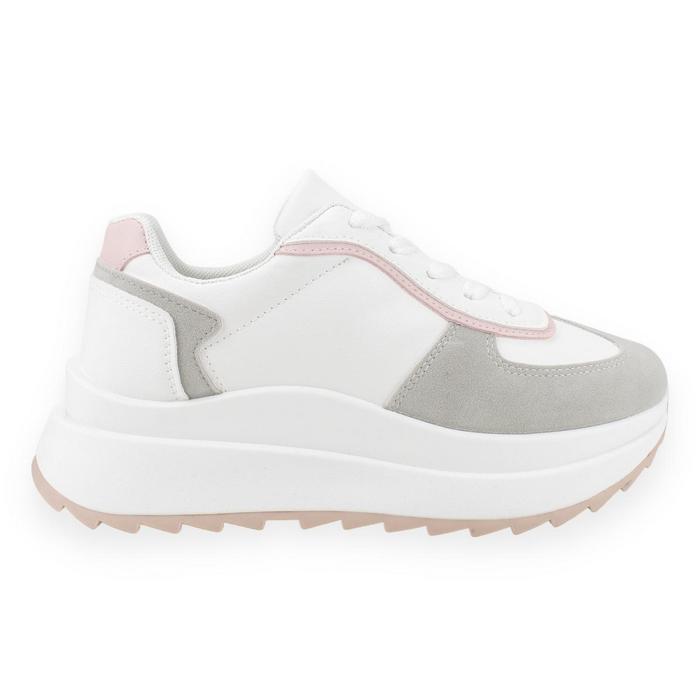 ZAPATILLA NEW WALK CHUNKY BLANCA - 1