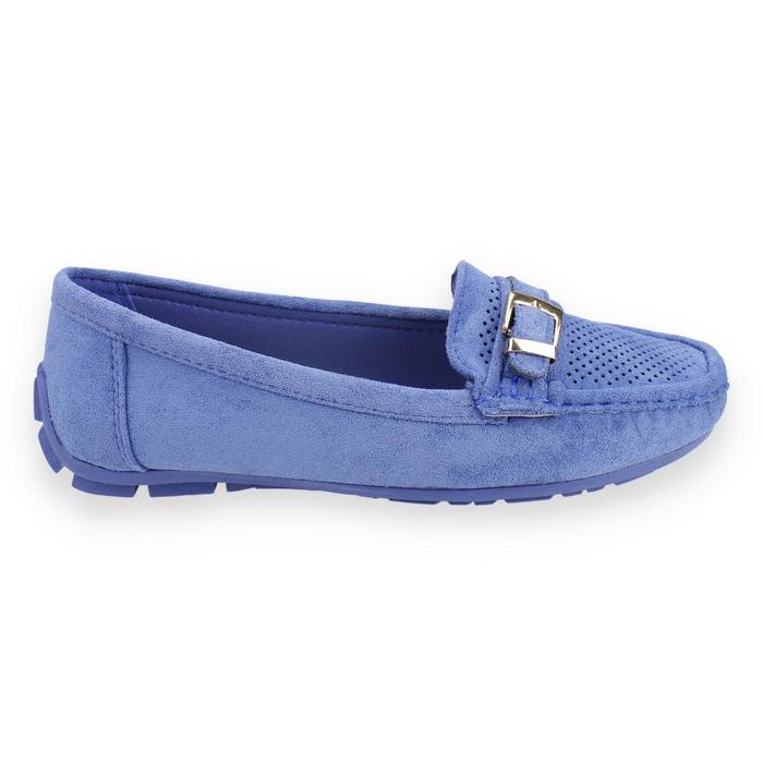 MOCASINES MUJER NEW WALK CELESTE BROCHE - 1