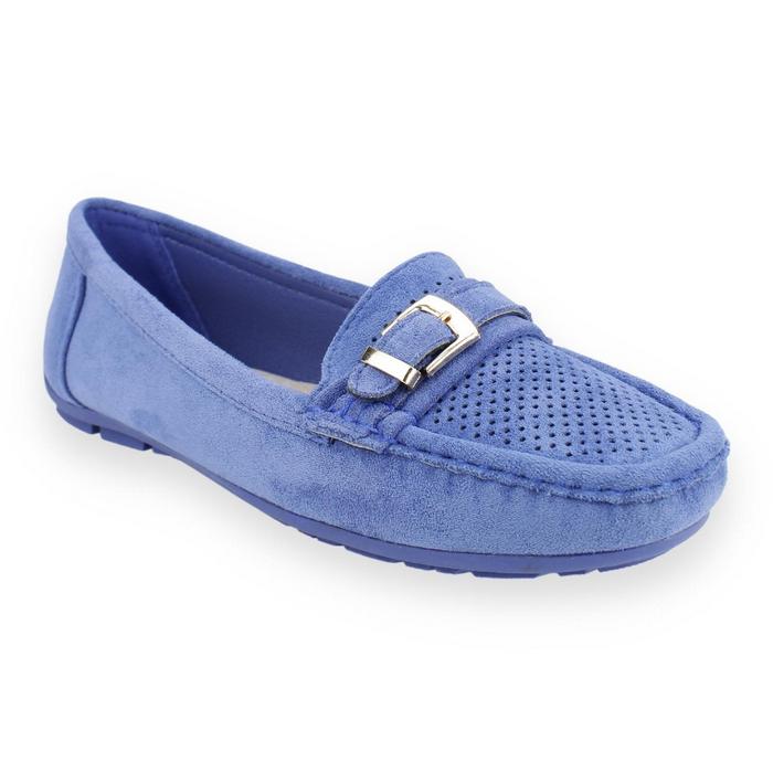 MOCASINES MUJER NEW WALK CELESTE BROCHE - 2