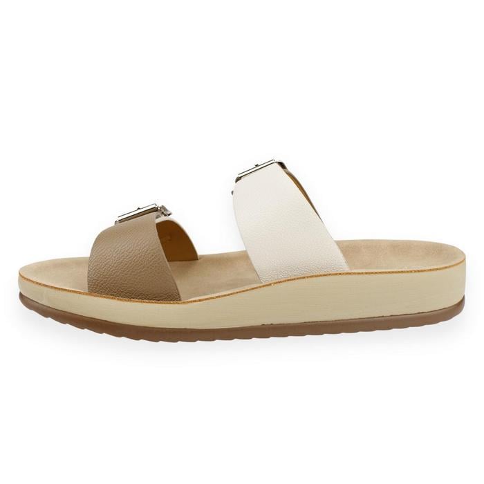 SANDALIA NEW WALK HEBILLAS BLANCA - 3