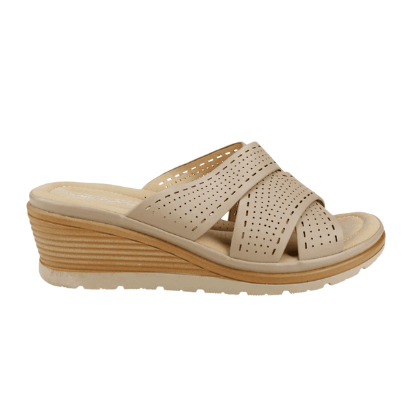 SANDALIAS MUJER NEW WALK TAUPE IRIS CONFORT