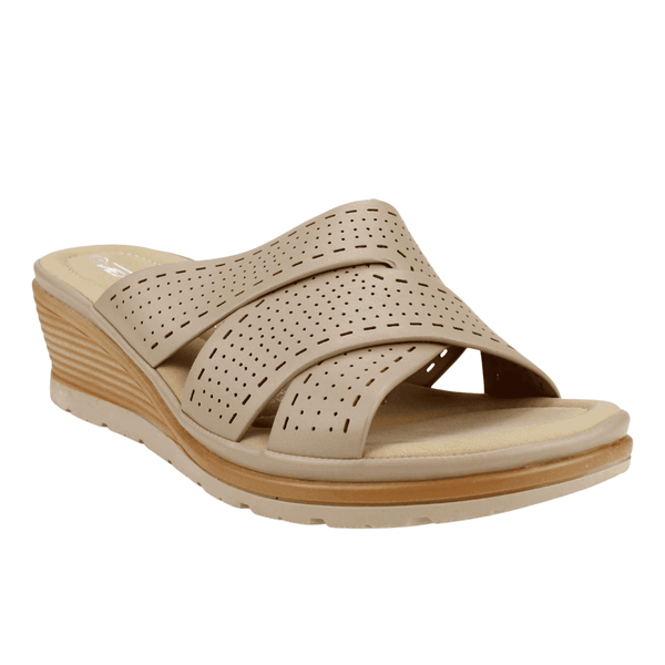 SANDALIAS MUJER NEW WALK TAUPE IRIS CONFORT - 2