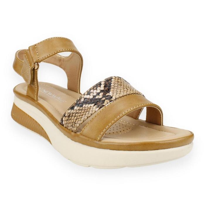 SANDALIAS MUJER NEW WALK CAFÉ CONFORT - 2