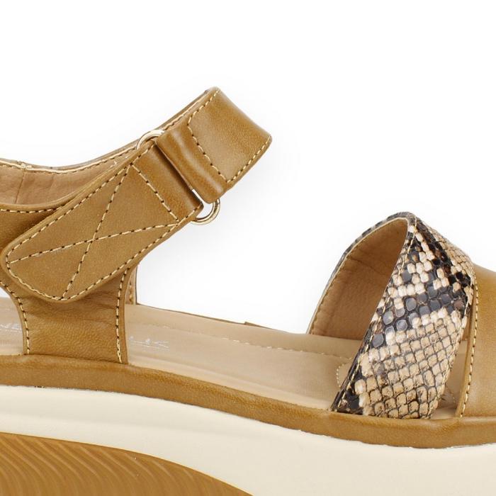 SANDALIAS MUJER NEW WALK CAFÉ CONFORT - 4