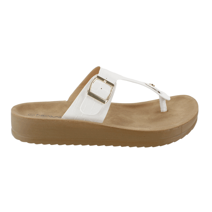 SANDALIA NEW WALK HEBILLA BLANCA - 1
