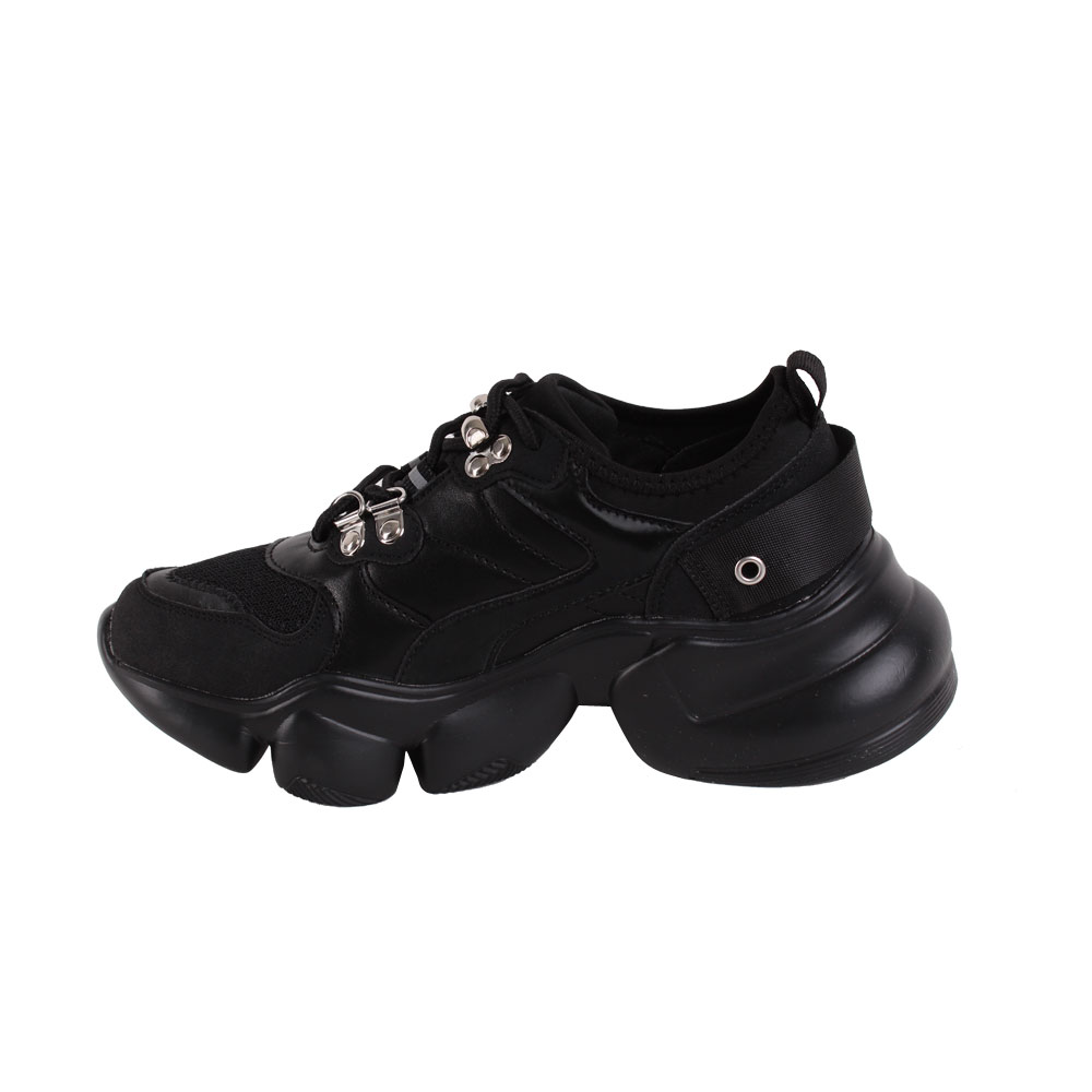ZAPATILLAS MUJER NEW WALK CASUALES NEGRO GUBBIO BLACK - 3