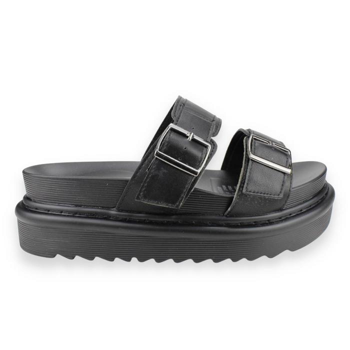 SANDALIAS MUJER NEW WALK NEGRO PLATAFORMA - 1