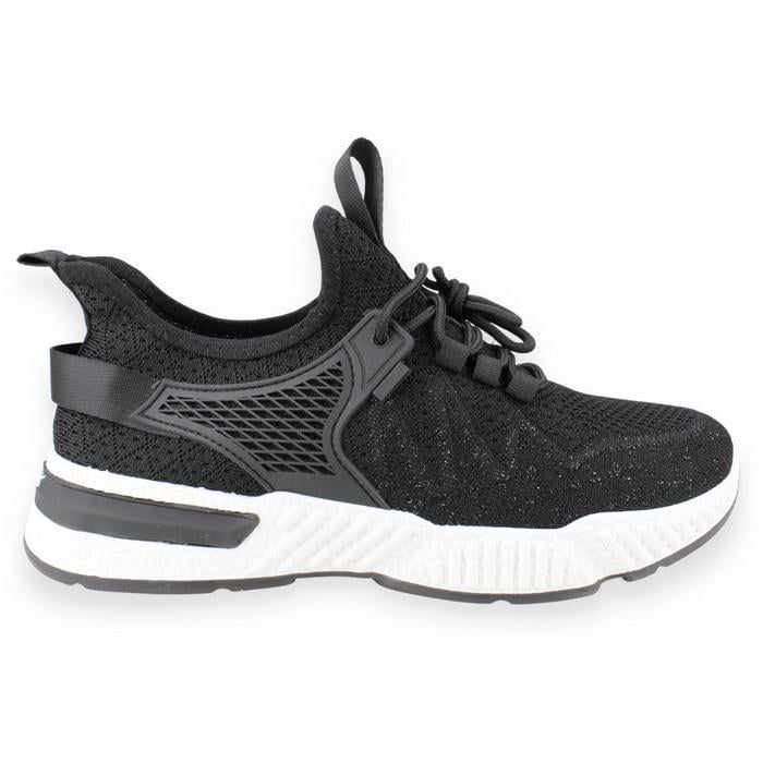 ZAPATILLAS HOMBRE NEW WALK CASUALES NEGRO - 1