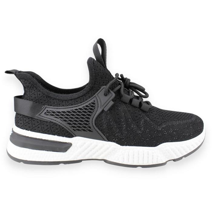 ZAPATILLAS HOMBRE NEW WALK CASUALES NEGRO - 1