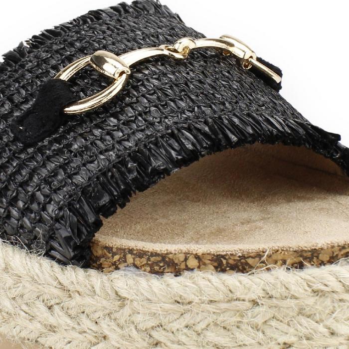 SANDALIAS MUJER NEW WALK NEGRO PLATAFORMA - 4