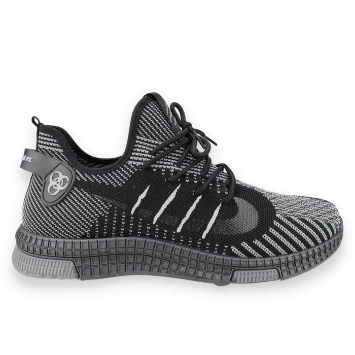 ZAPATILLAS HOMBRE NEW WALK CASUALES NEGRO - 1