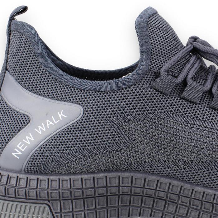 ZAPATILLAS HOMBRE NEW WALK CASUALES GRIS - 4