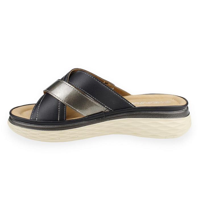 SANDALIA NEW WALK NEGRA TACHAS - 3