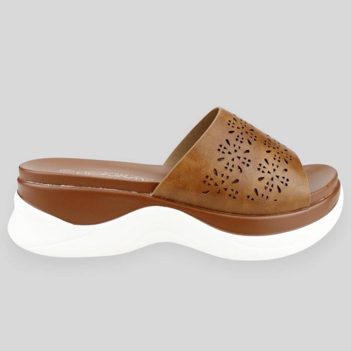 SANDALIAS MUJER NEW WALK MARRÓN CHUNKY - 1