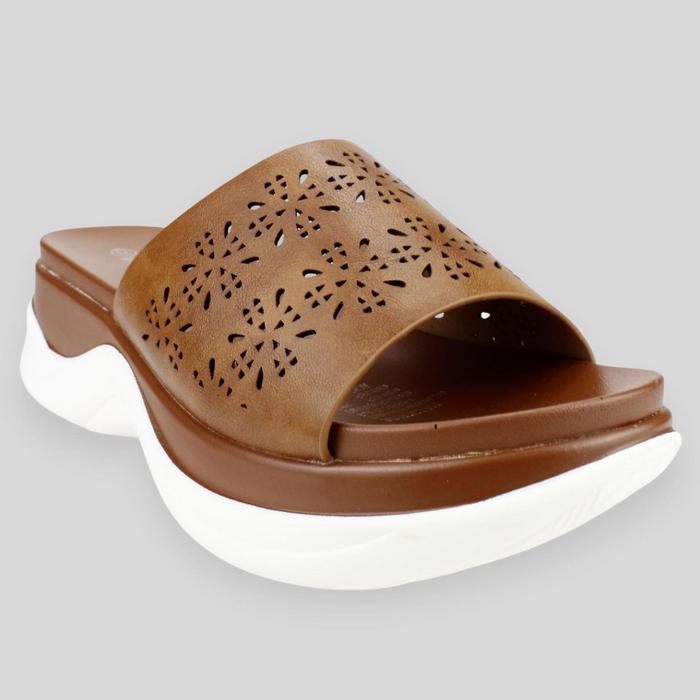 SANDALIAS MUJER NEW WALK MARRÓN CHUNKY - 2