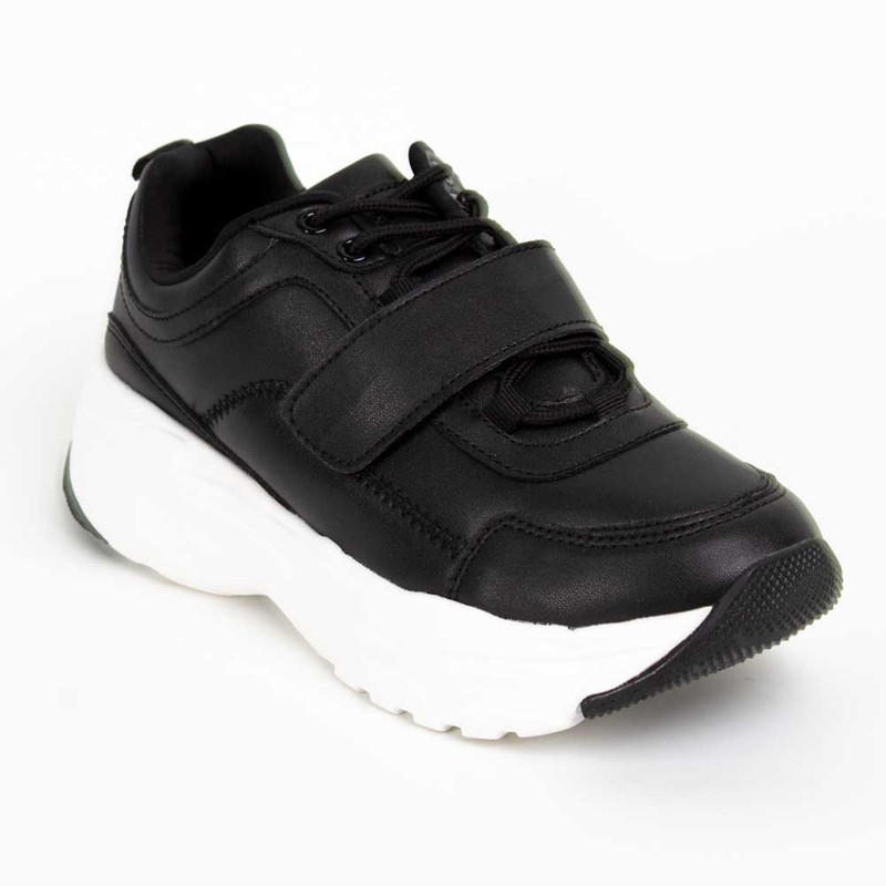 ZAPATILLAS MUJER AGUA DE COCO URBANAS NEGRO VELCRO - 2