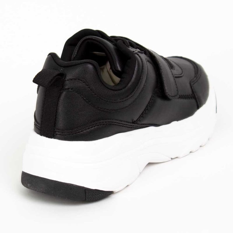 ZAPATILLAS MUJER AGUA DE COCO URBANAS NEGRO VELCRO - 4