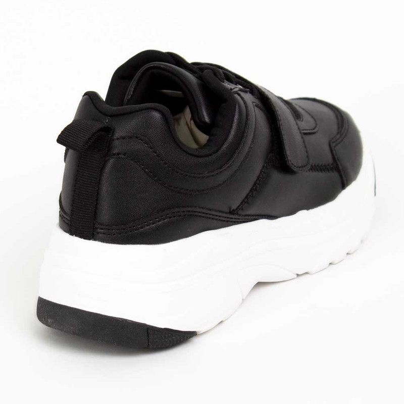 ZAPATILLAS MUJER AGUA DE COCO URBANAS NEGRO VELCRO - 4