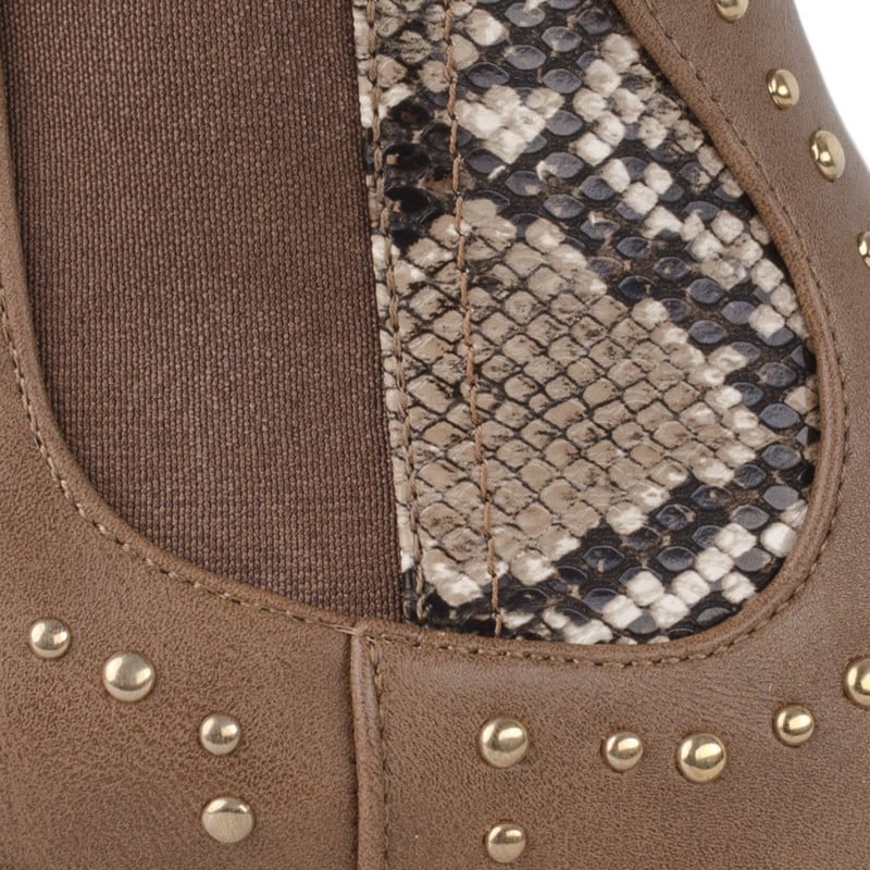 BOTÍN CAMEL AGUA DE COCO SNAKE CASUAL - 3
