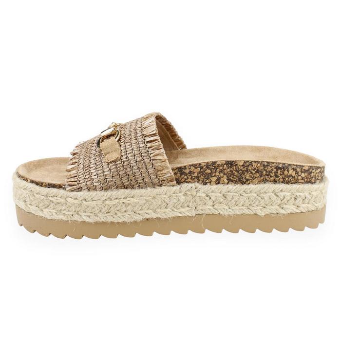 SANDALIAS MUJER NEW WALK MARRÓN PLATAFORMA - 3