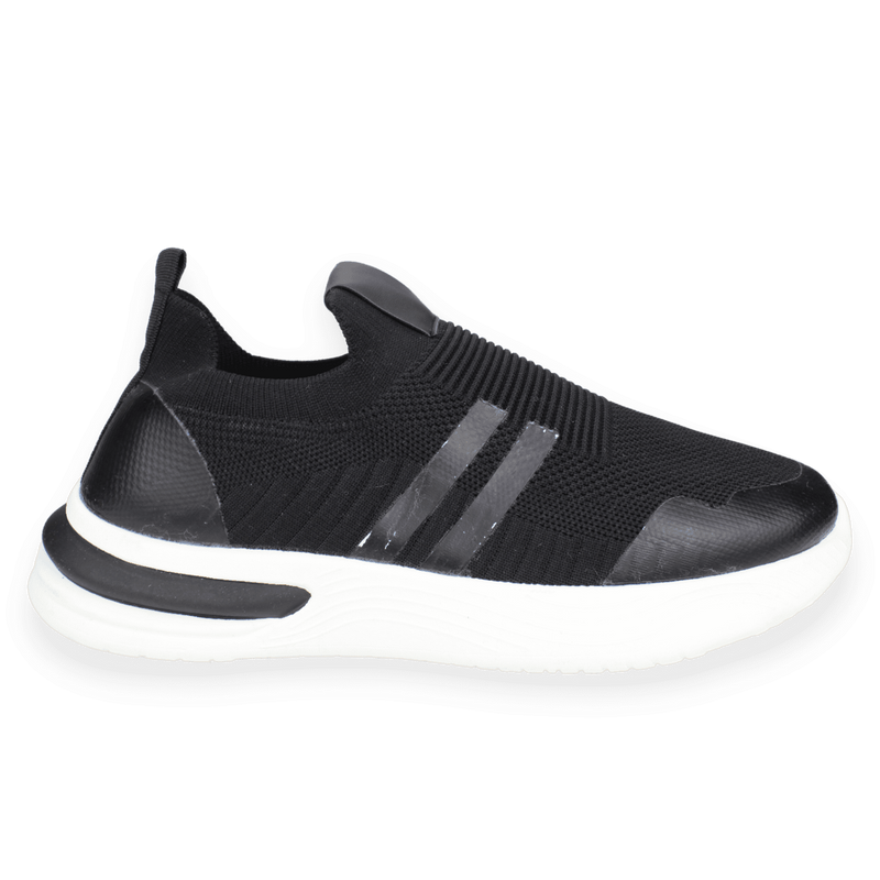 ZAPATILLAS HOMBRE NEW WALK URBANAS NEGRO MALLA - 1
