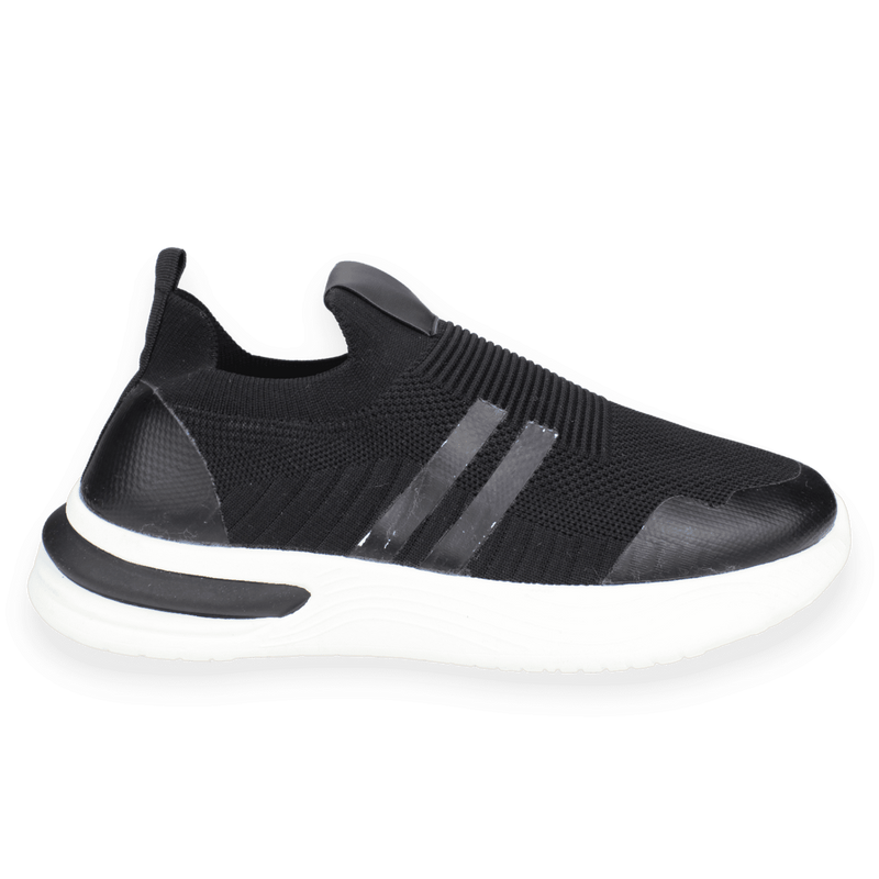ZAPATILLAS HOMBRE NEW WALK URBANAS NEGRO MALLA - 1