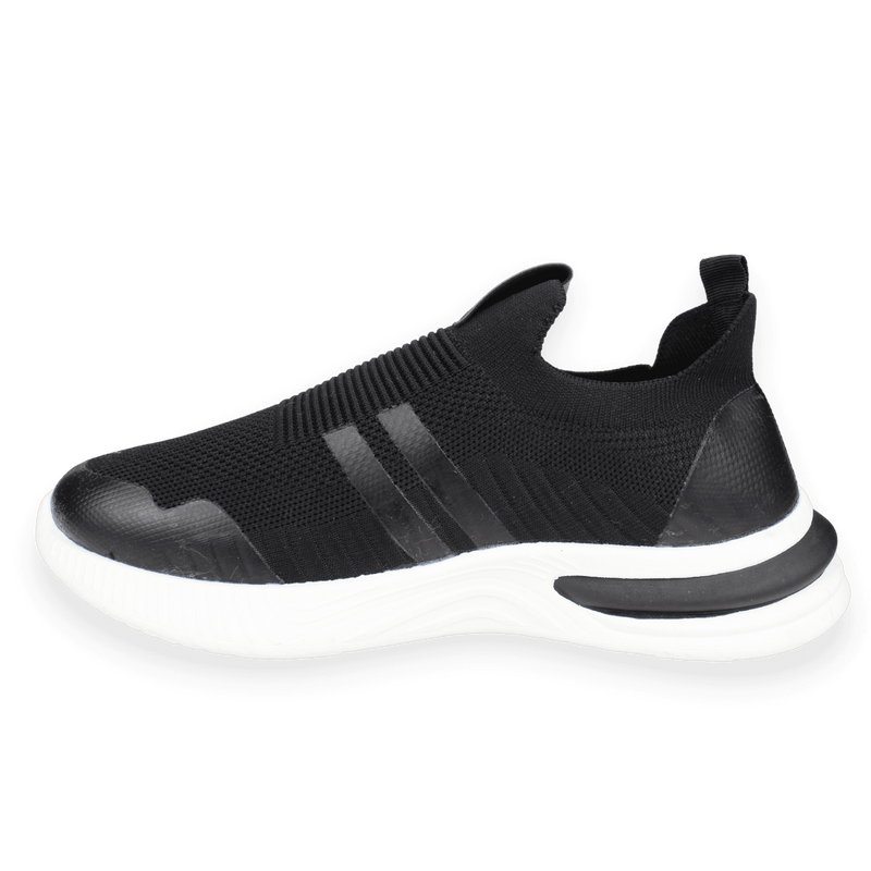 ZAPATILLAS HOMBRE NEW WALK URBANAS NEGRO MALLA - 3