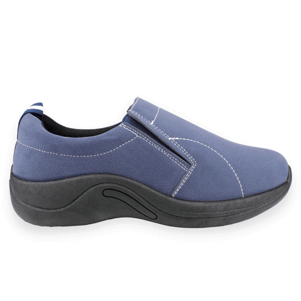 ZAPATILLAS SLIP ON HOMBRE NEW WALK CASUALES AZUL MARINO - 1
