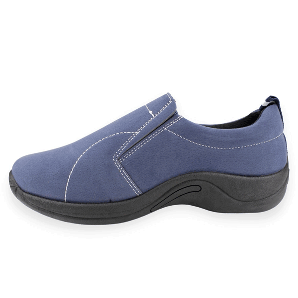 ZAPATILLAS SLIP ON HOMBRE NEW WALK CASUALES AZUL MARINO - 3