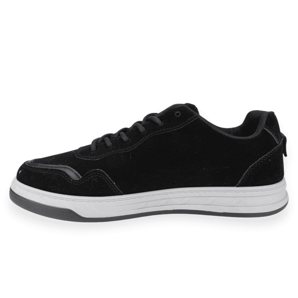 ZAPATILLAS HOMBRE NEW WALK CASUALES NEGRO RAYAS - 3