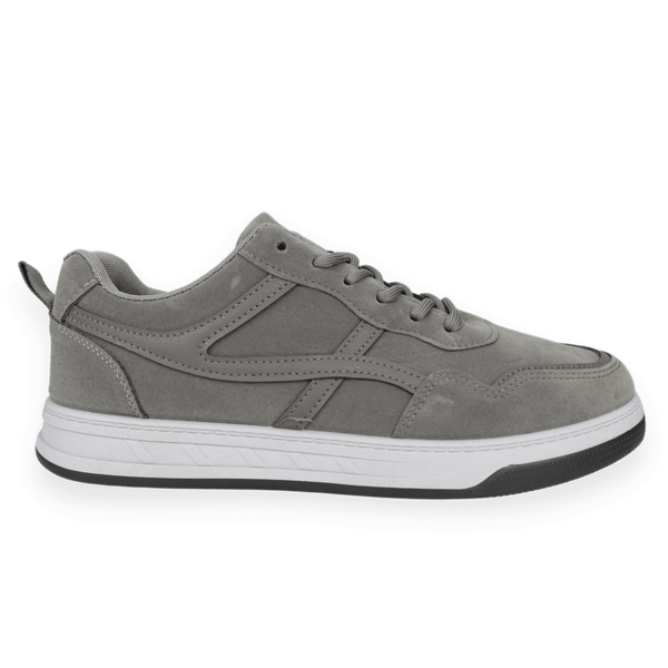 ZAPATILLA NEW WALK CASUAL RAYAS GRIS - 1