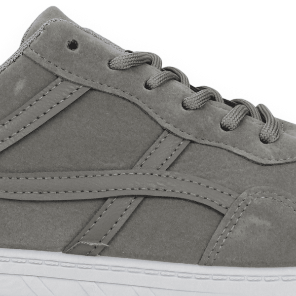 ZAPATILLA NEW WALK CASUAL RAYAS GRIS - 4
